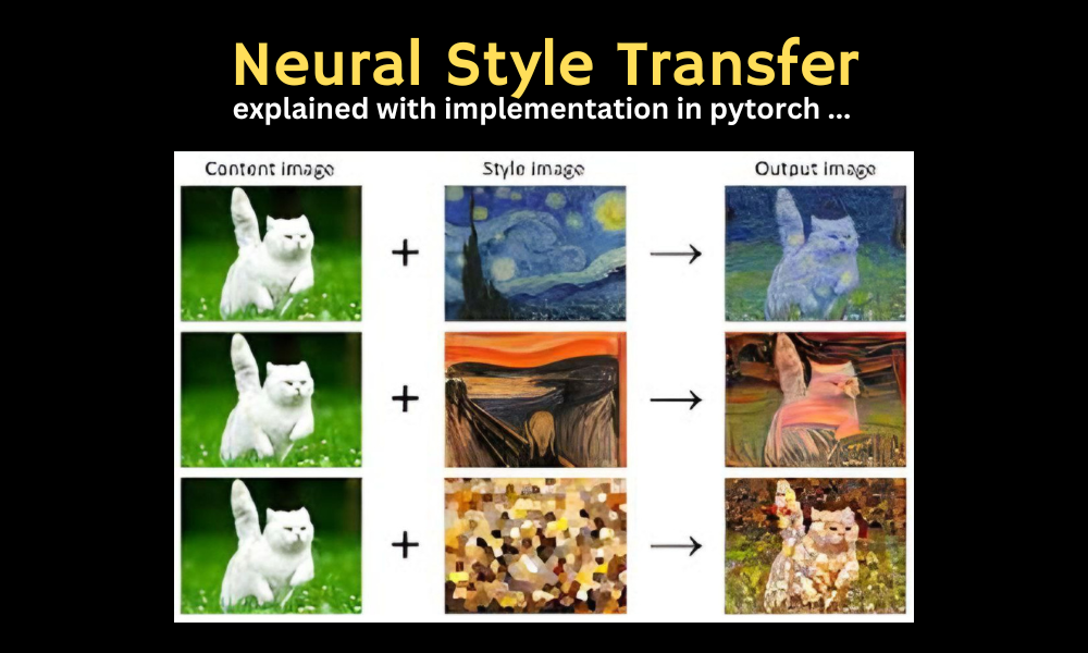 Neural Style Transfer explained and implemented in PyTorch